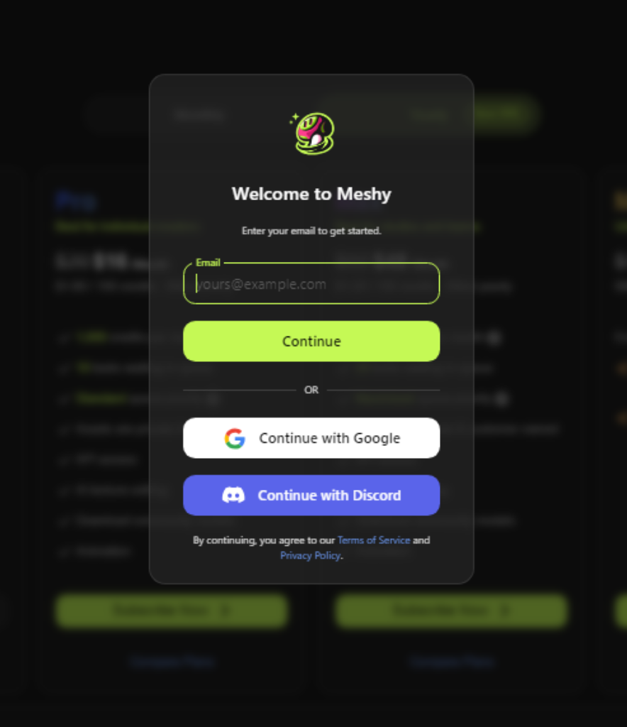 Meshy AI Promo Code - Get 50% Off.