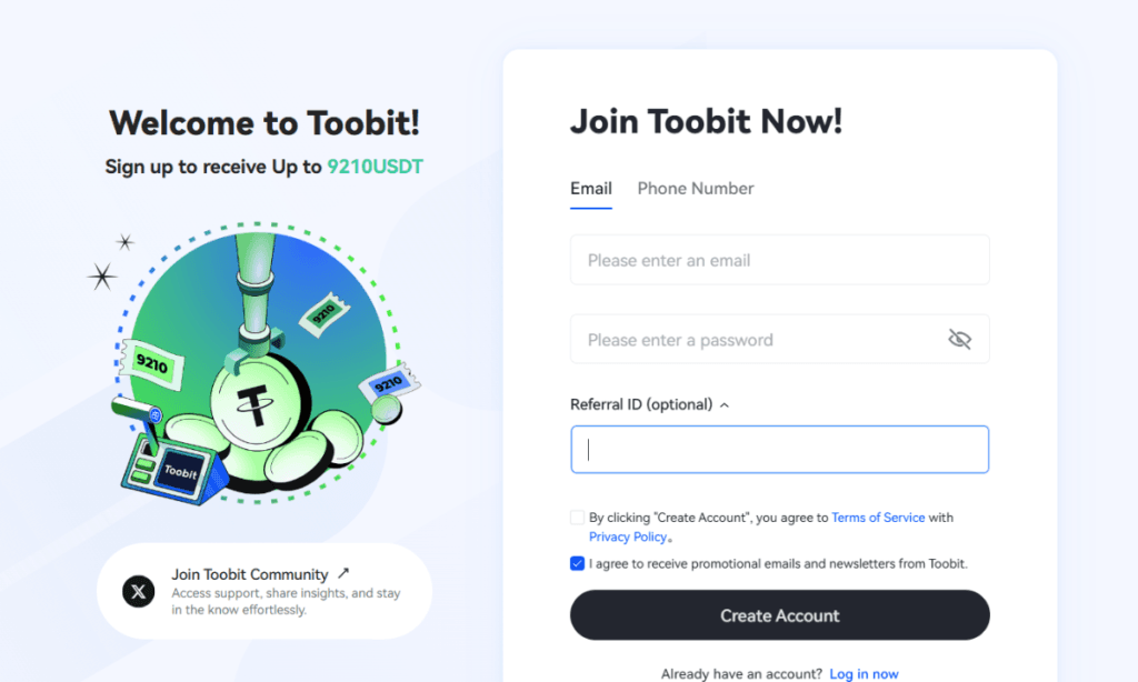 Toobit Referral Code