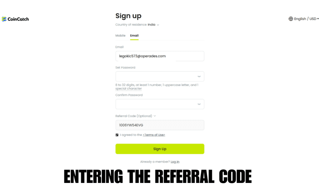 CoinCatch Referral Code
