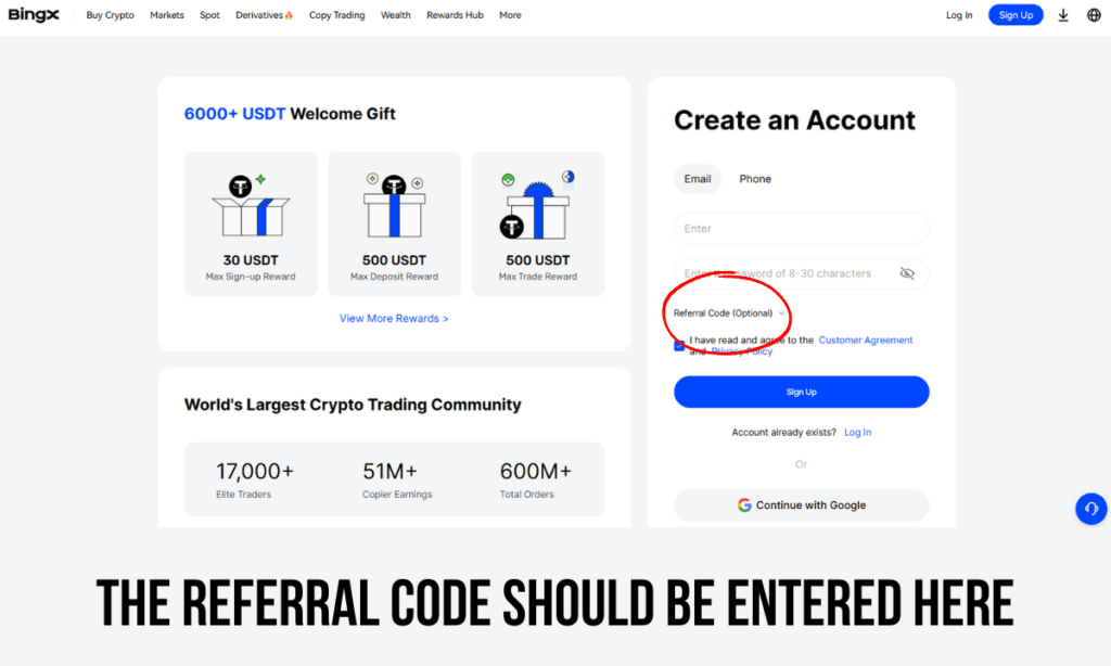 BingX Referral Code 