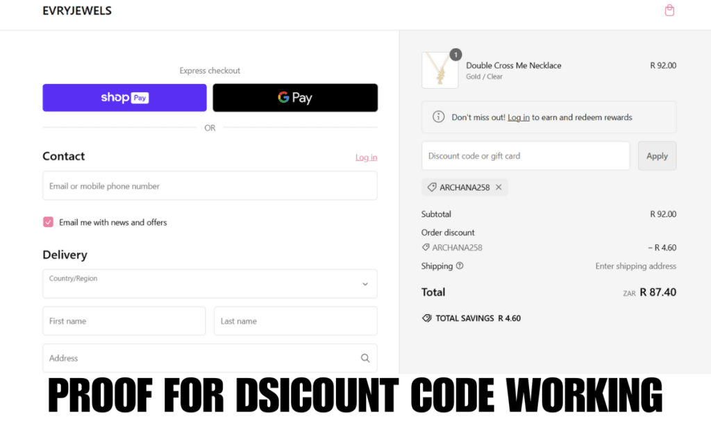 Evryjewels with Discount Code