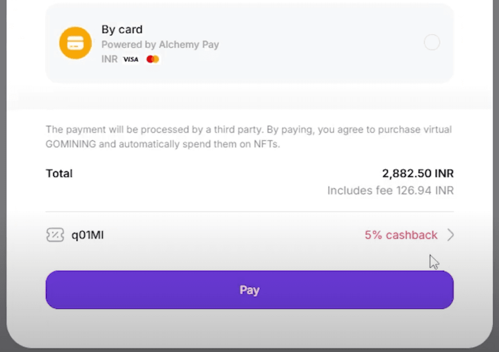 Gomining Promo Code (q01MI) Unlock 5% Discount On All Plan.