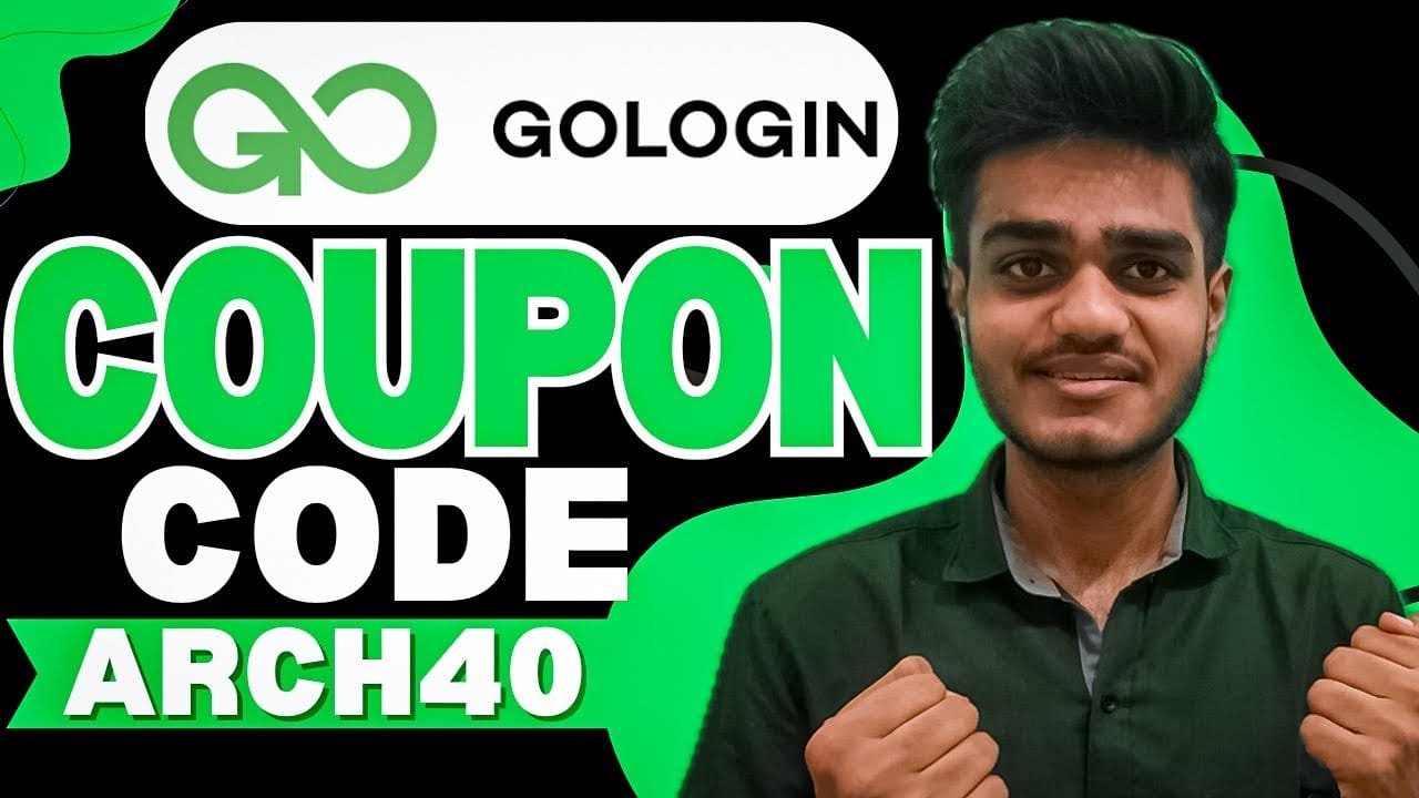 GoLogin Coupon Code (ARCH40) Flat 40% Off On All Plans!