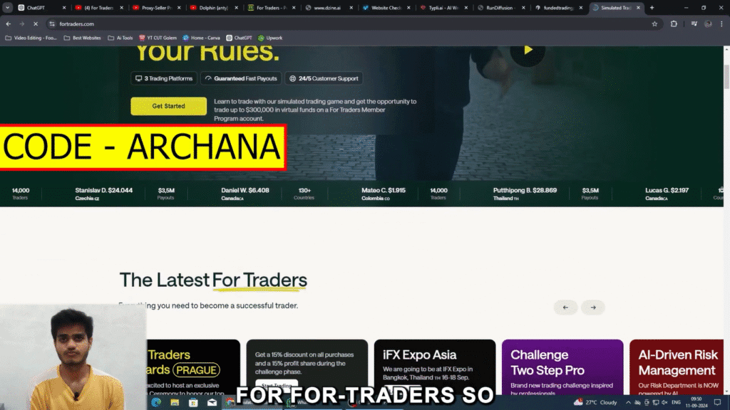 For Traders Affiliate Code