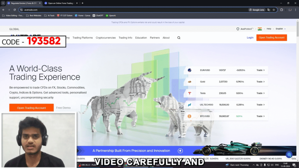 AvaTrade Partner Code: Get 10% Off on Trading Fees | AvaTrade Code