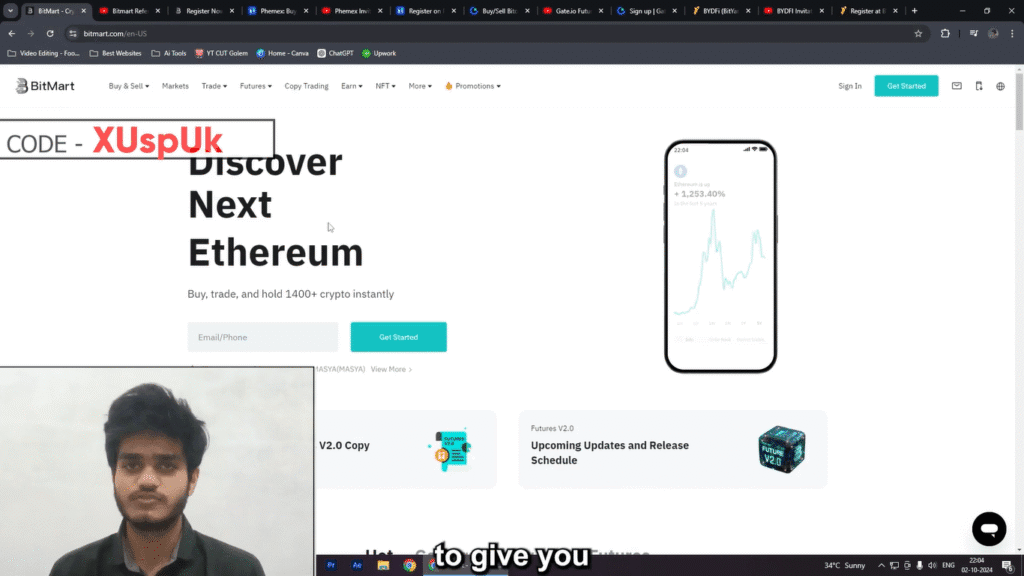 Bitmart Referral Code XUspUk – $3000 & 20% Off Trading Fees