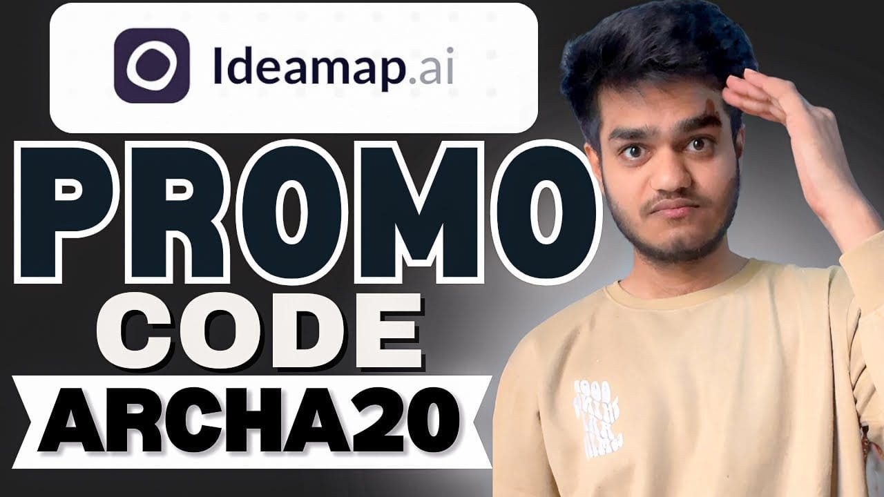 Ideamap AI promo code ARCHA20, Ideamap AI 15% discount, Ideamap AI coupon 2026, AI brainstorming tool, visual idea generation AI, best AI mind mapping software, Ideamap AI subscription deal, AI collaboration app, brainstorming software with AI, Ideamap pricing and features