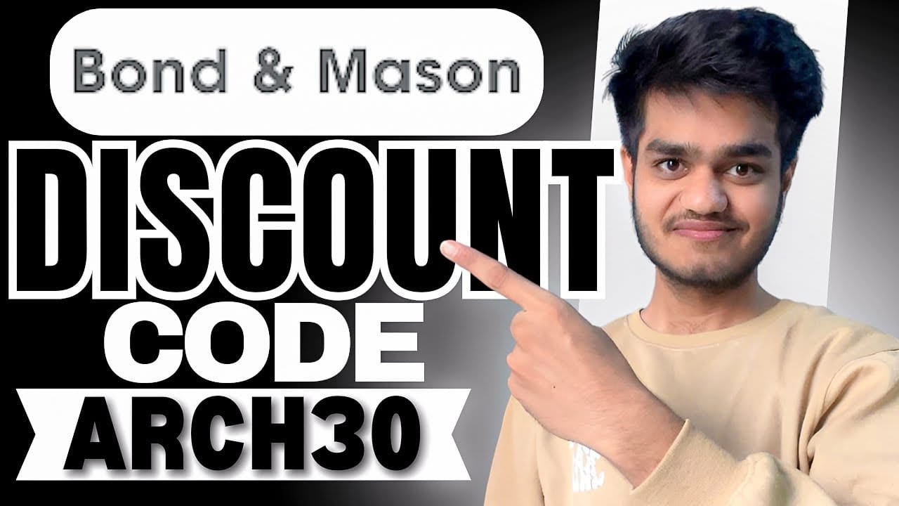 Bond & Mason Discount Code “ARCH30” – Get 15% Off Your Purchase