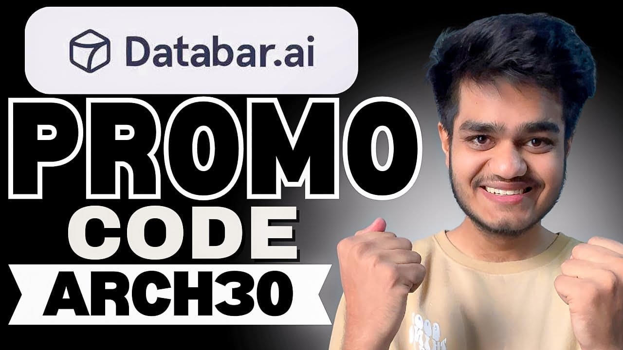 Databar AI Promo Code "ARCH30" – Get Flat 10% Discount on All Plans