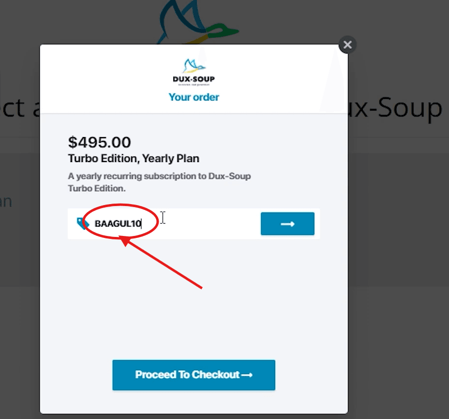 Dux-Soup Coupon Code "BAAGUL10" – Flat 10% Off on All Subscription Plans