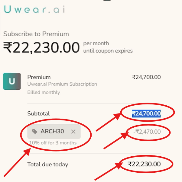Uwear.ai Promo Code “ARCH30” – Get 10% Discount on All Subscription Plans