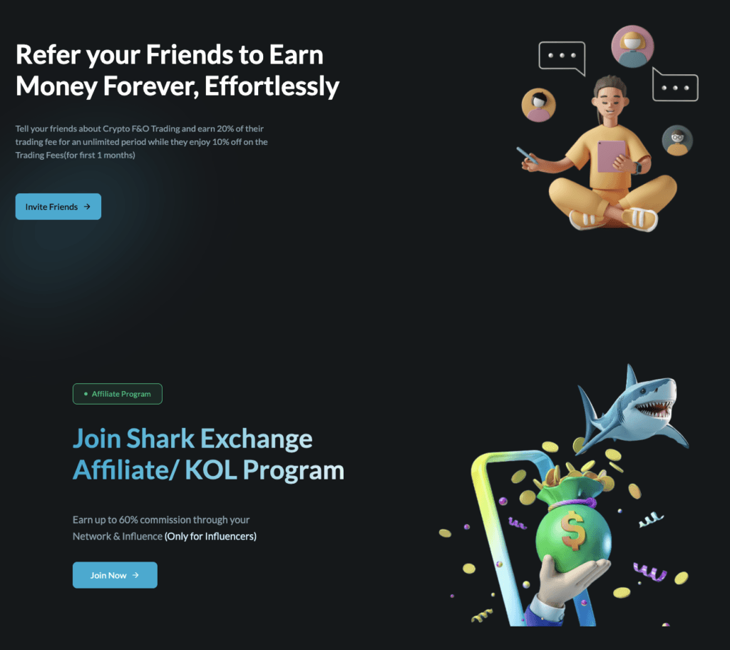 Shark Exchange Refer and Earn Program