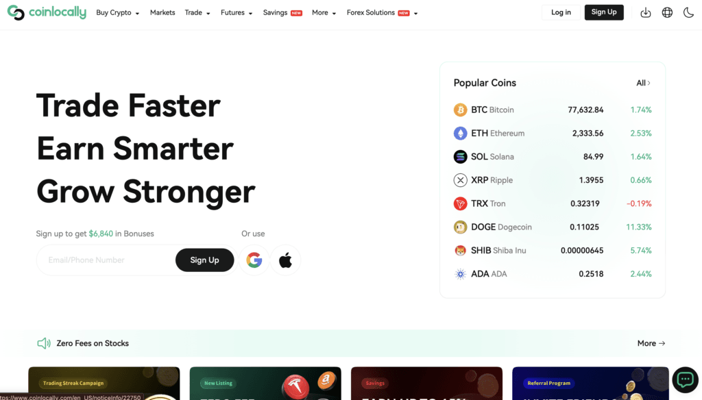 What is Coinlocally?