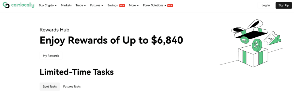 CoinLocally Signup Bonus & Reward Hub Explained