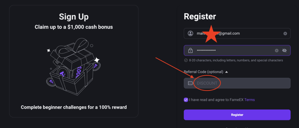 How to Use FameEX Referral Code "DISCOUNT" to Get 20% Off (Step-by-Step Guide)
