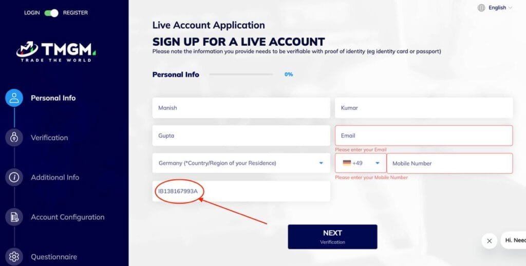 TMGM Portal Referral Code "IB138167993A" – Get 10% Off Fees + Easy Signup Guide For New Users