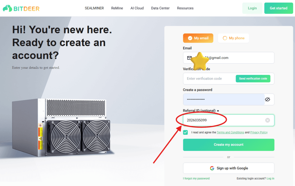 Bitdeer Referral Id "2026035099" - Get 10% Off On All Orders
