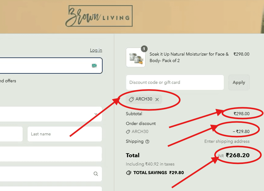 Brown Living Discount Code “ARCH30” – Enjoy Flat 10% OFF on Your First Order