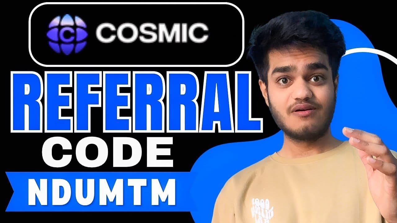 Cosmic.trade Referral Code "NDUMTM" - Get 10% OFF on Trading Fees