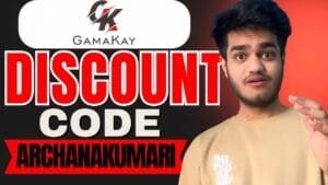 Gamakay Discount Code "ARCHANAKUMARI" – Extra 10% Discount on Every Purchase