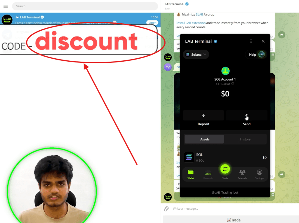 Lab Terminal Referral Code "discount" – Flat 10% Trading Fee Discount for New Users