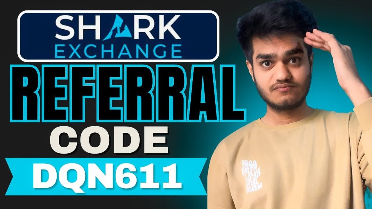 Shark Exchange Referral Code "DQN6110" – Save 10% on Every Trade Instantly