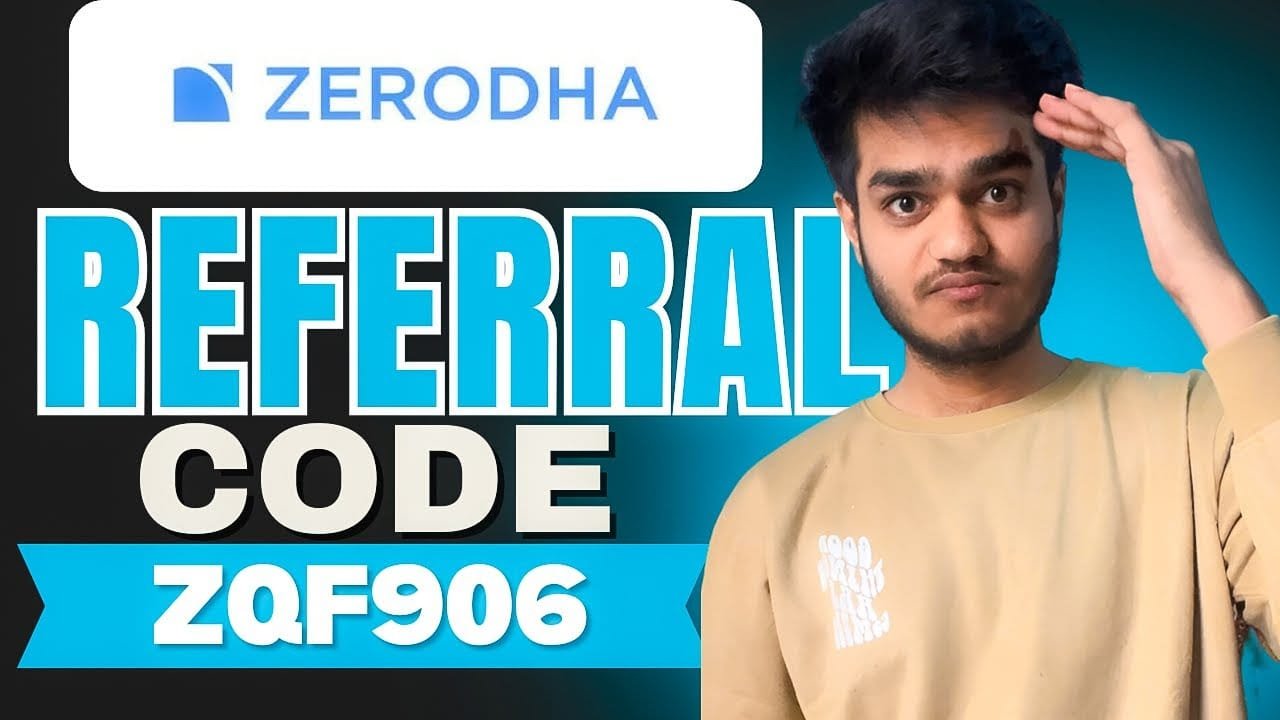 Zerodha Referral Code "ZQF906" - Open Free Account for first Year