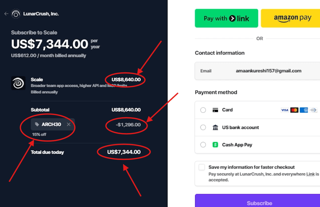 How to Use LunarCrush Promo Code "ARCH30" to Unlock 15% Off (Step-by-Step)