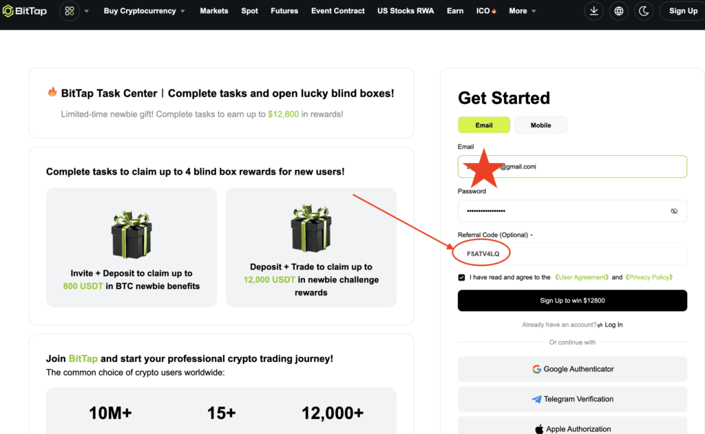 How to Use BitTap Referral Code "F5ATV4LQ" to Save 20% (Step-by-Step Guide)