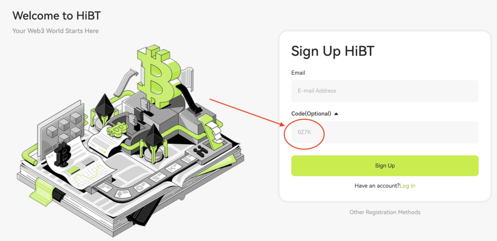 How to Use HiBT Exchange Invite Code "0Z7K" to Get 10% Off(Step-by-Step)